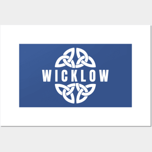 Wicklow in Celtic Knot, Ireland Posters and Art